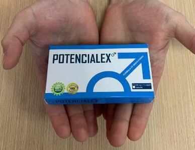 Foto della confezione Potencialex, esperienza nell'uso delle capsule